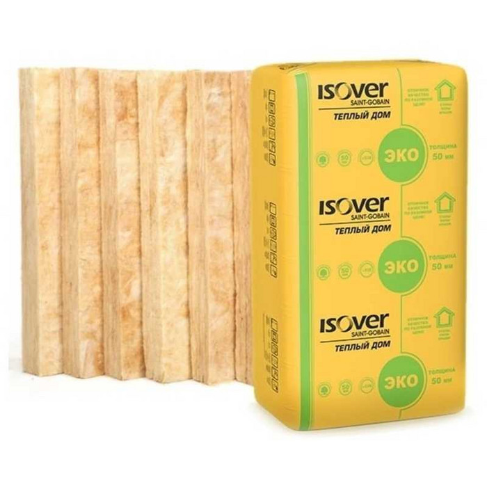 Утеплитель Isover Изовер Тёплый Дом Плита 50х610х1170 в Никольском